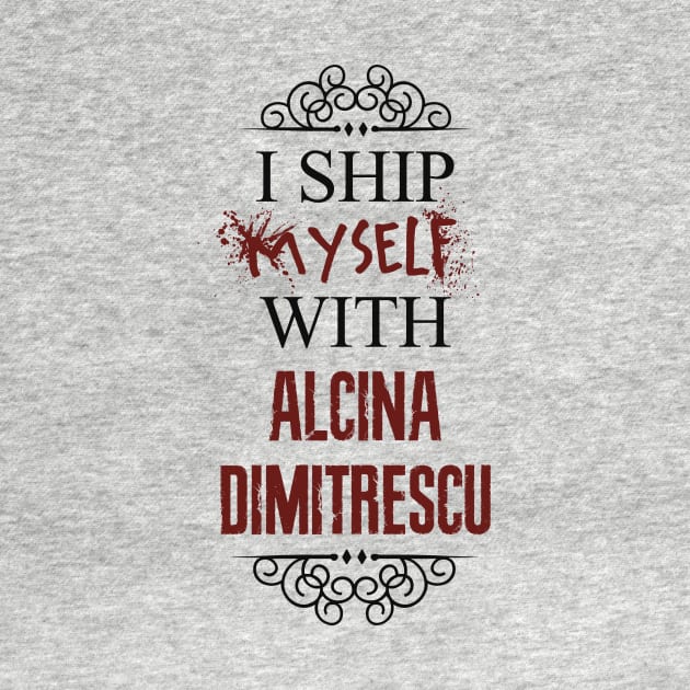 I ship myself with Alcina Dimitrescu by AllieConfyArt